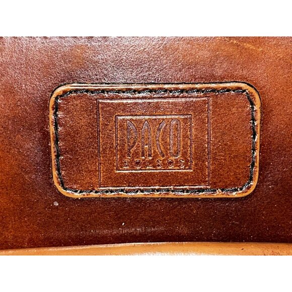 Paco Bolsos Beautiful Brown Leather Bag 10" - Picture 2 of 15